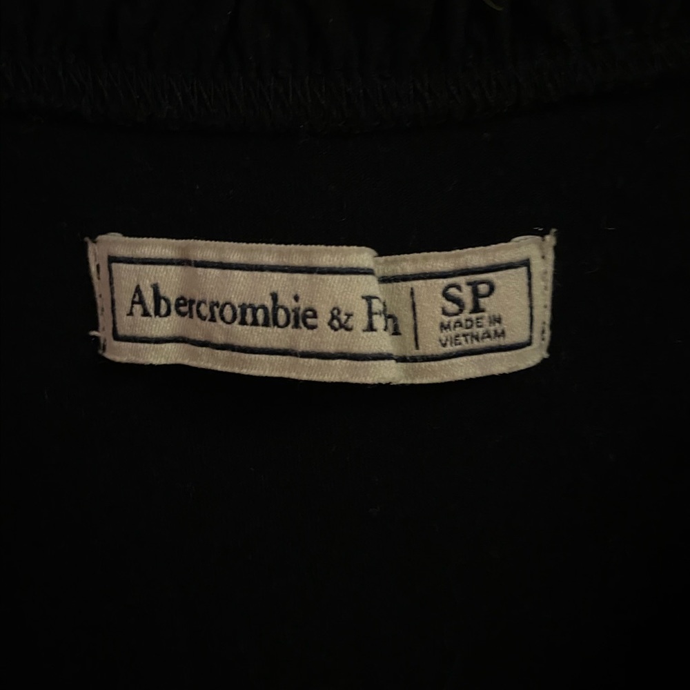 Abercrombie & Fitch Black Off the Shoulder Dress - Picture 3 of 4